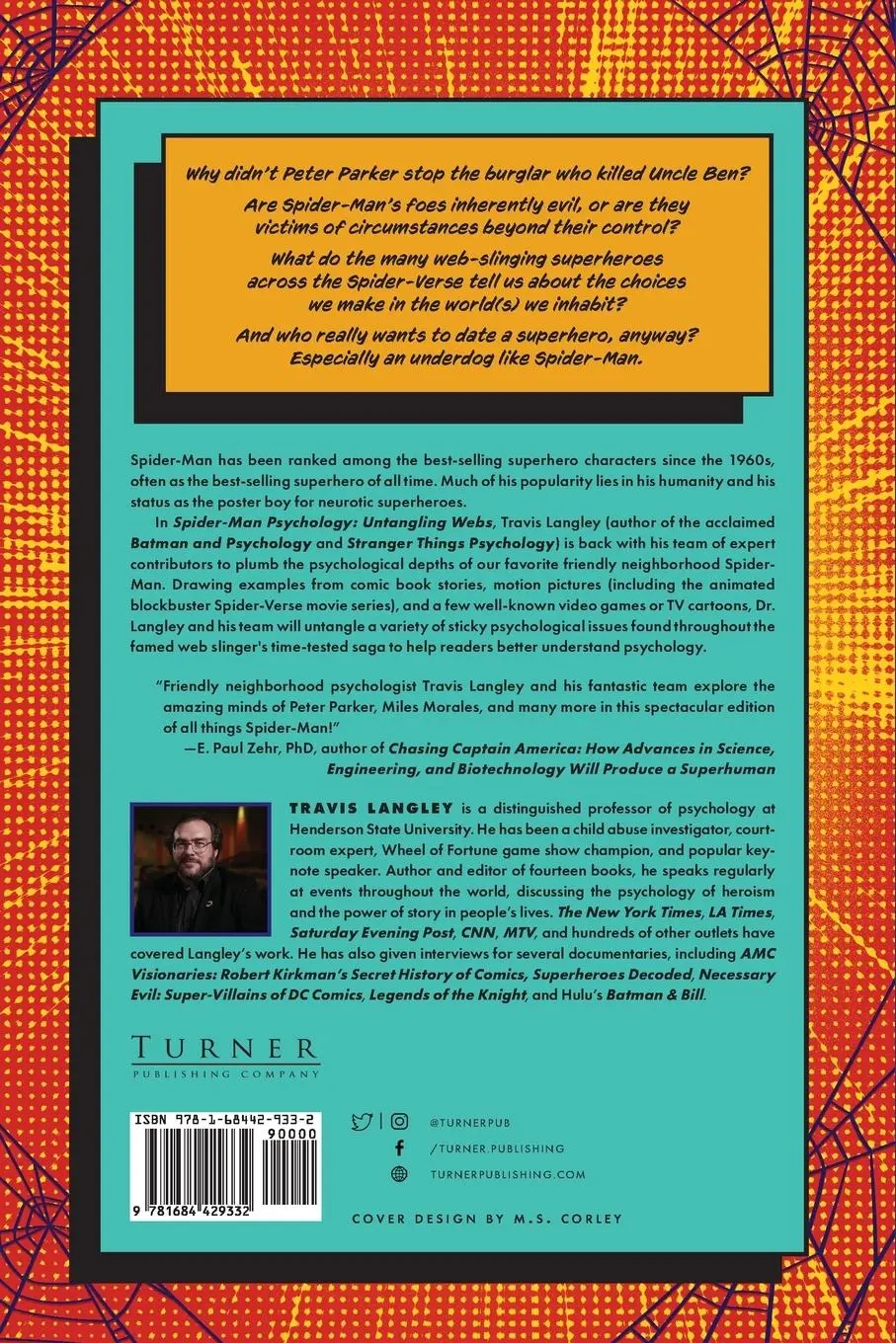 Rückseite: 9781684429332 | Spider-Man Psychology | Untangling Webs | Alex Langley | Taschenbuch
