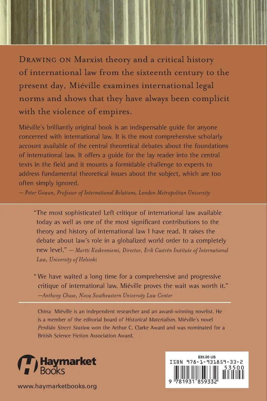 Rückseite: 9781931859332 | Between Equal Rights | A Marxist Theory of International Law | Buch