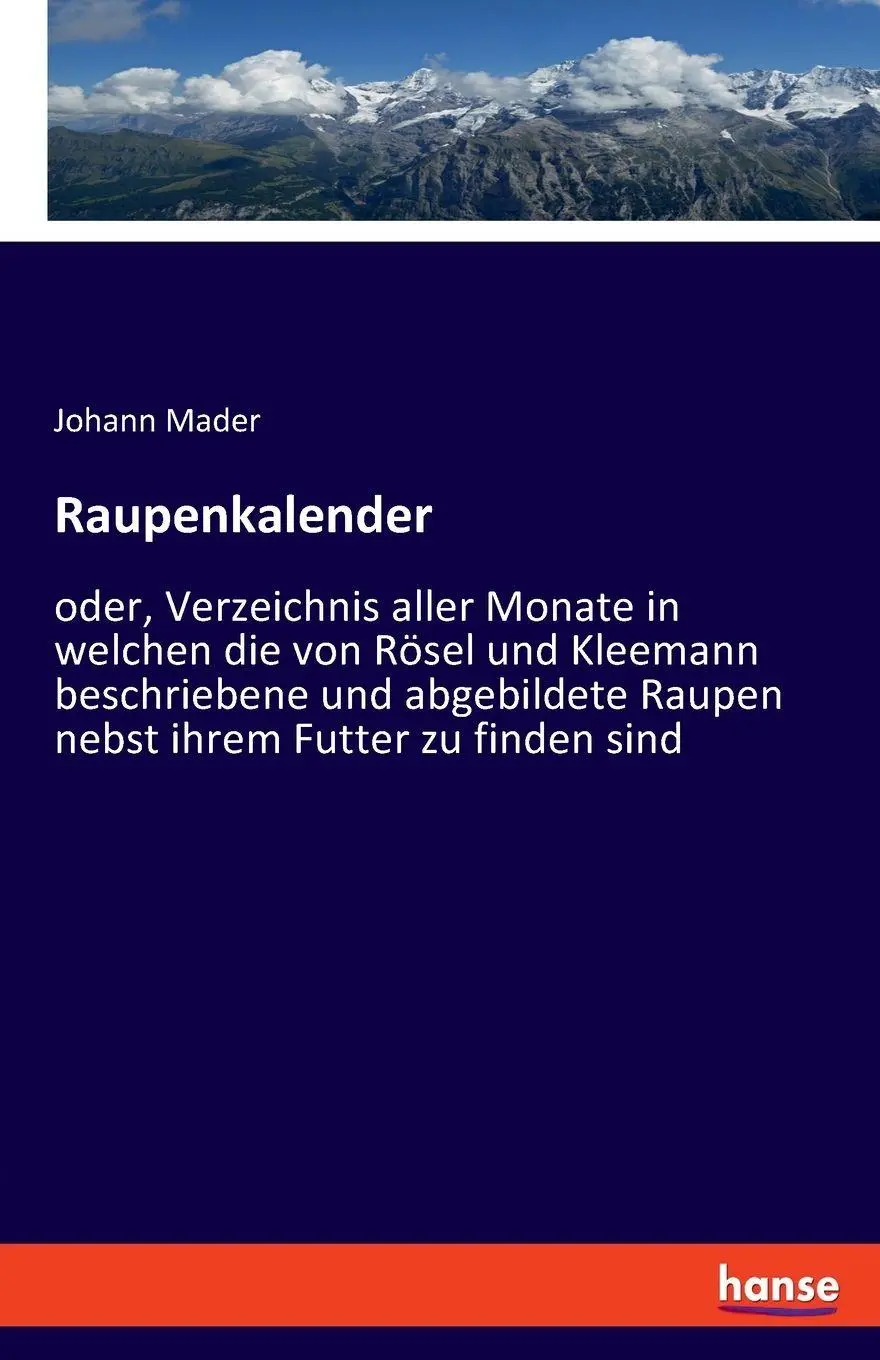Cover: 9783348099332 | Raupenkalender | Johann Mader | Taschenbuch | 124 S. | Deutsch | 2023