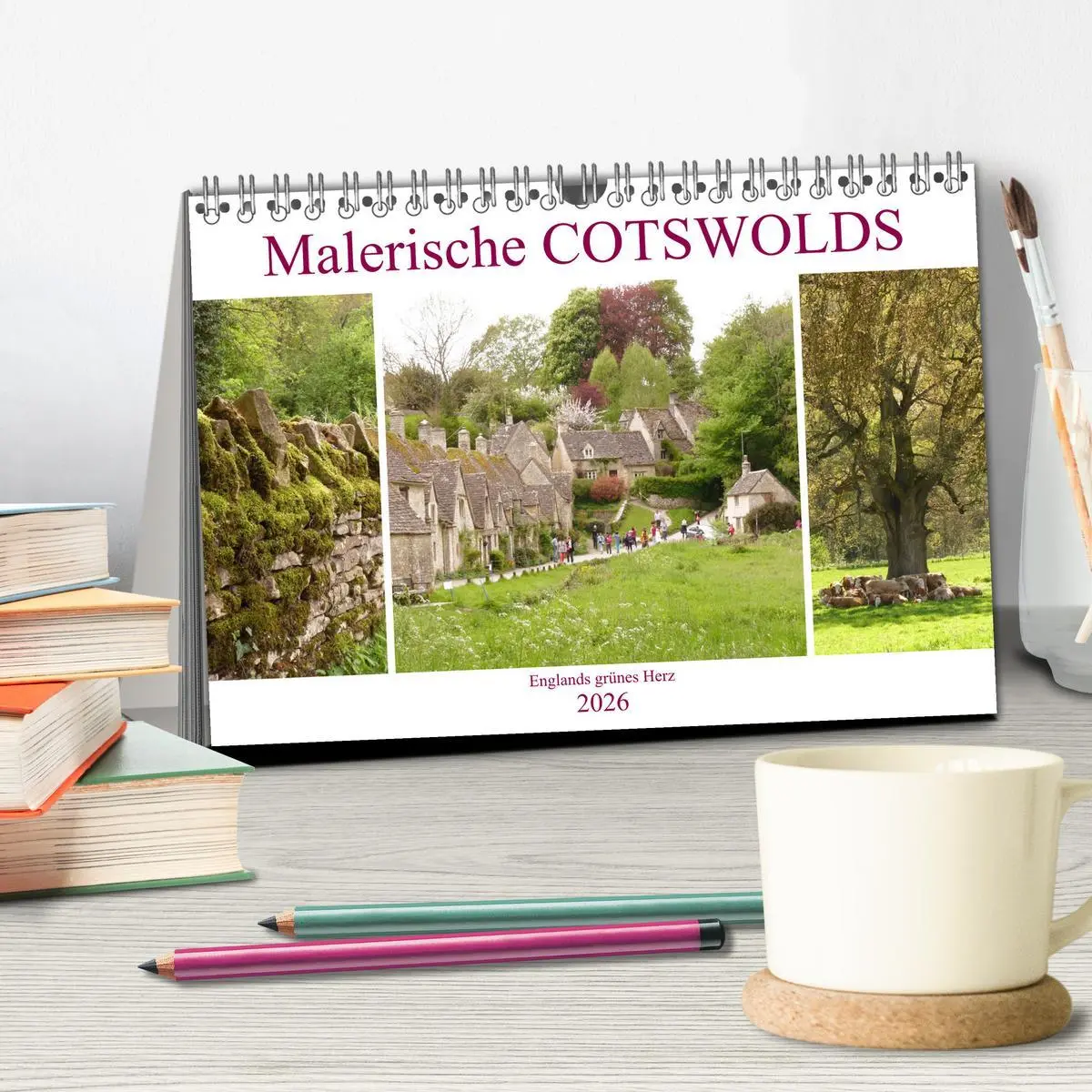 Bild: 9783457829332 | Malerische Cotswolds (Tischkalender 2026 DIN A5 quer), CALVENDO...