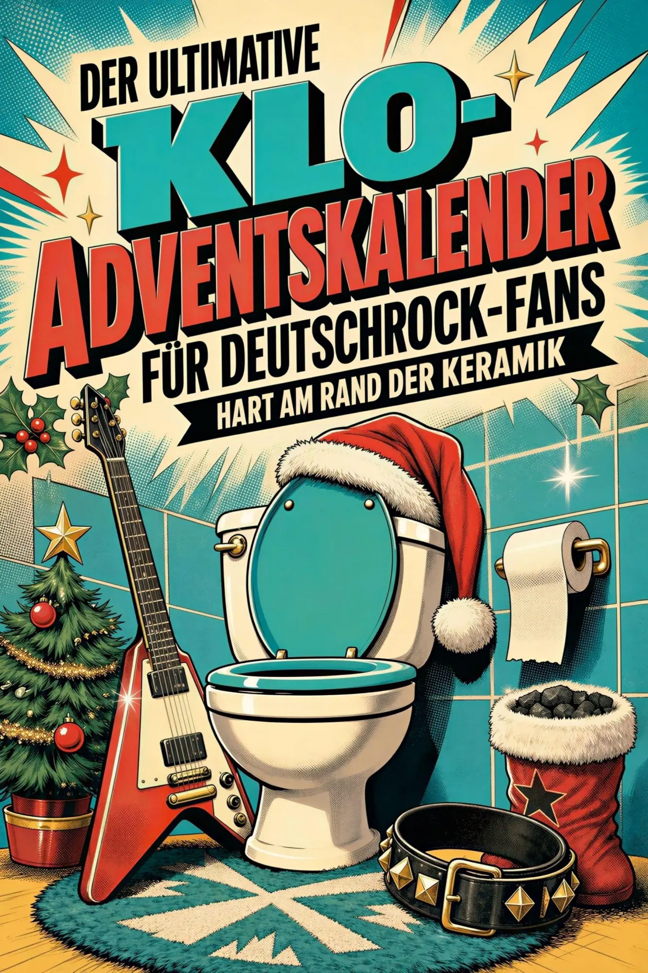 Cover: 9783696109332 | Der ultimative Klo-Adventskalender für Deutschrock-Fans | Tim Keller