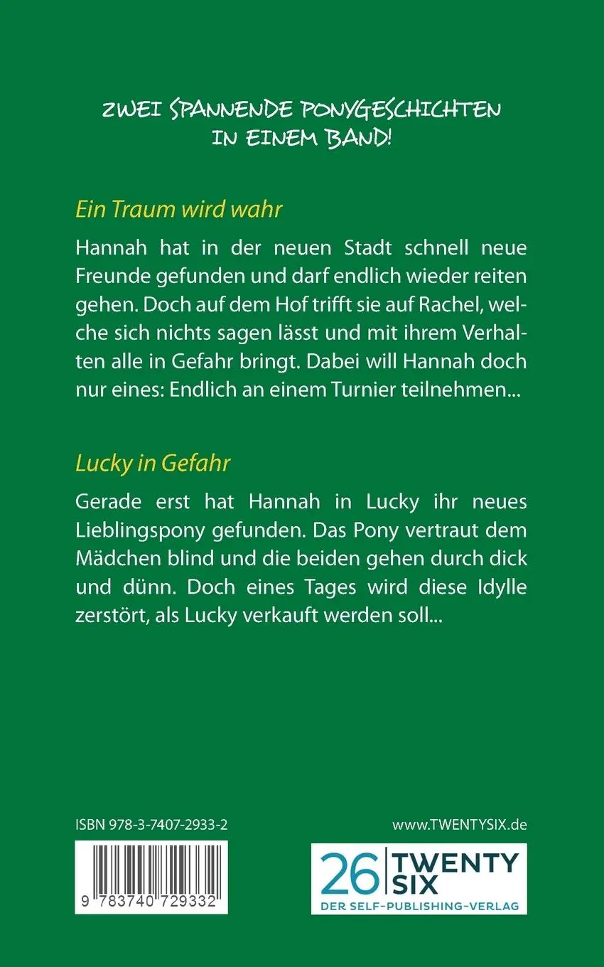 Rückseite: 9783740729332 | Geschichten vom Ponyhof Sonnental | Sammelband 1 | Marina C. Herrmann