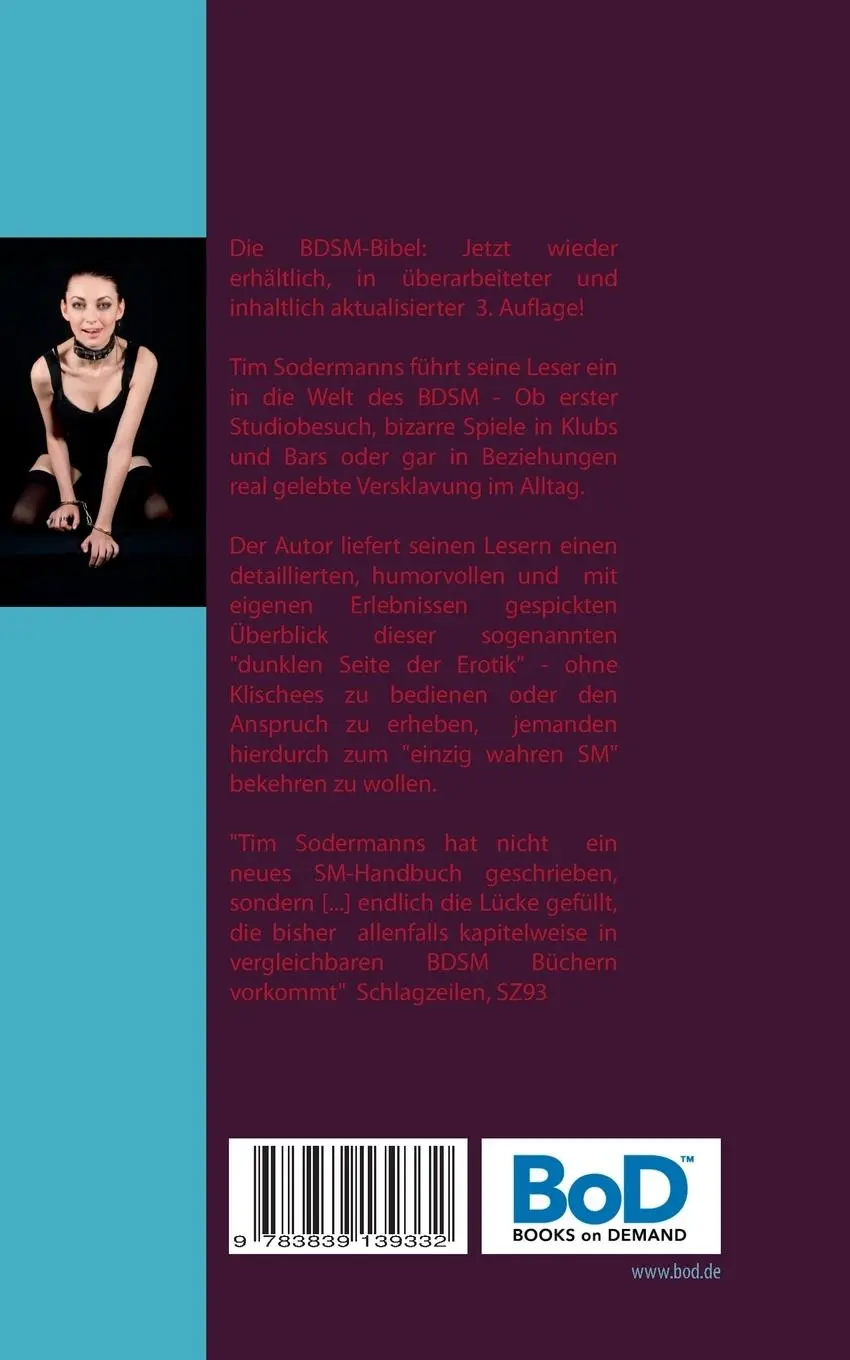 Rückseite: 9783839139332 | Die BDSM-Bibel | Tim Sodermanns | Taschenbuch | 148 S. | Deutsch