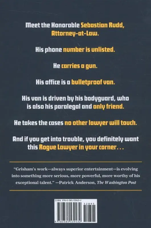 Rückseite: 9780385539432 | Rogue Lawyer | John Grisham | Buch | 344 S. | Englisch | 2015