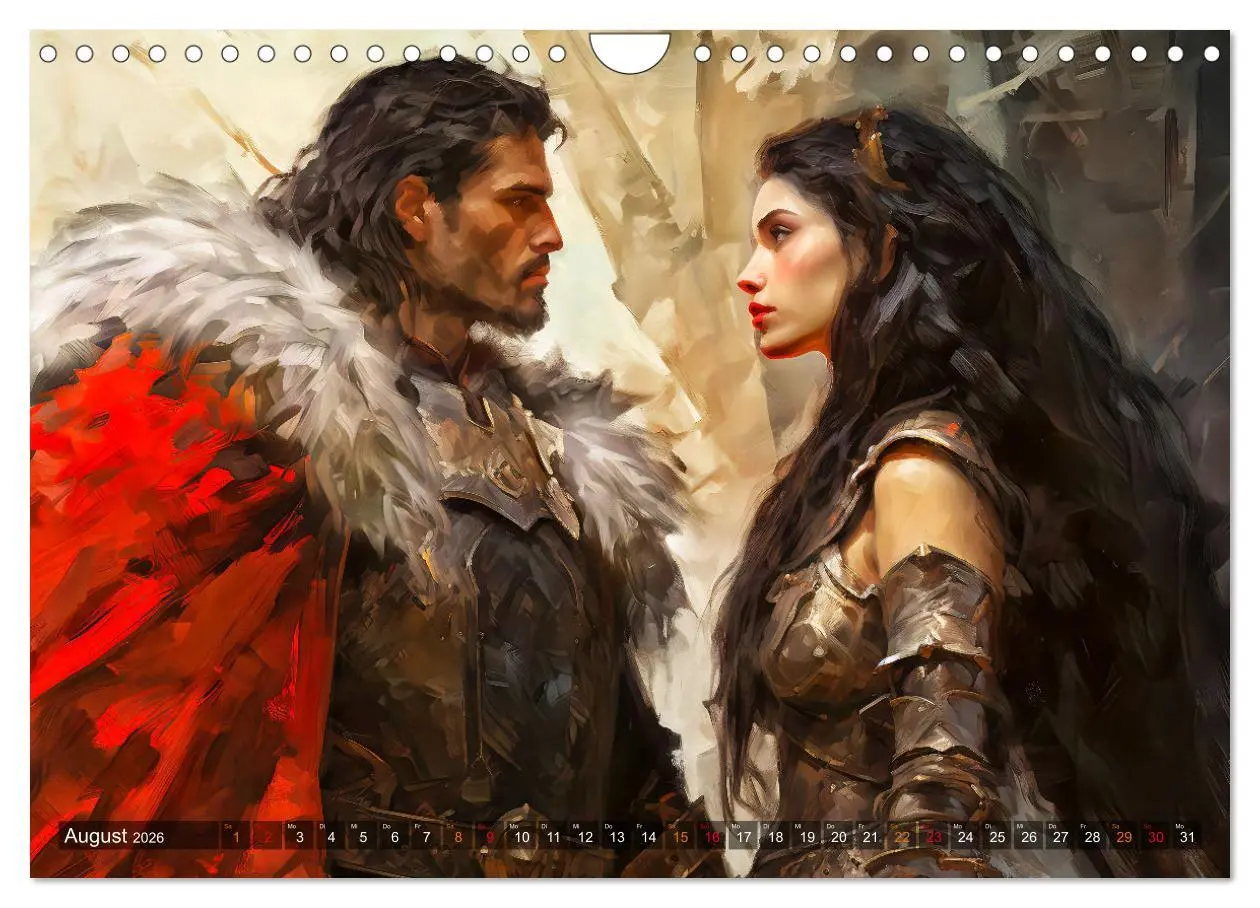 Bild: 9783457369432 | Nibelungenlied - Eine Sage von Sieg, Liebe und Verrat (Wandkalender...