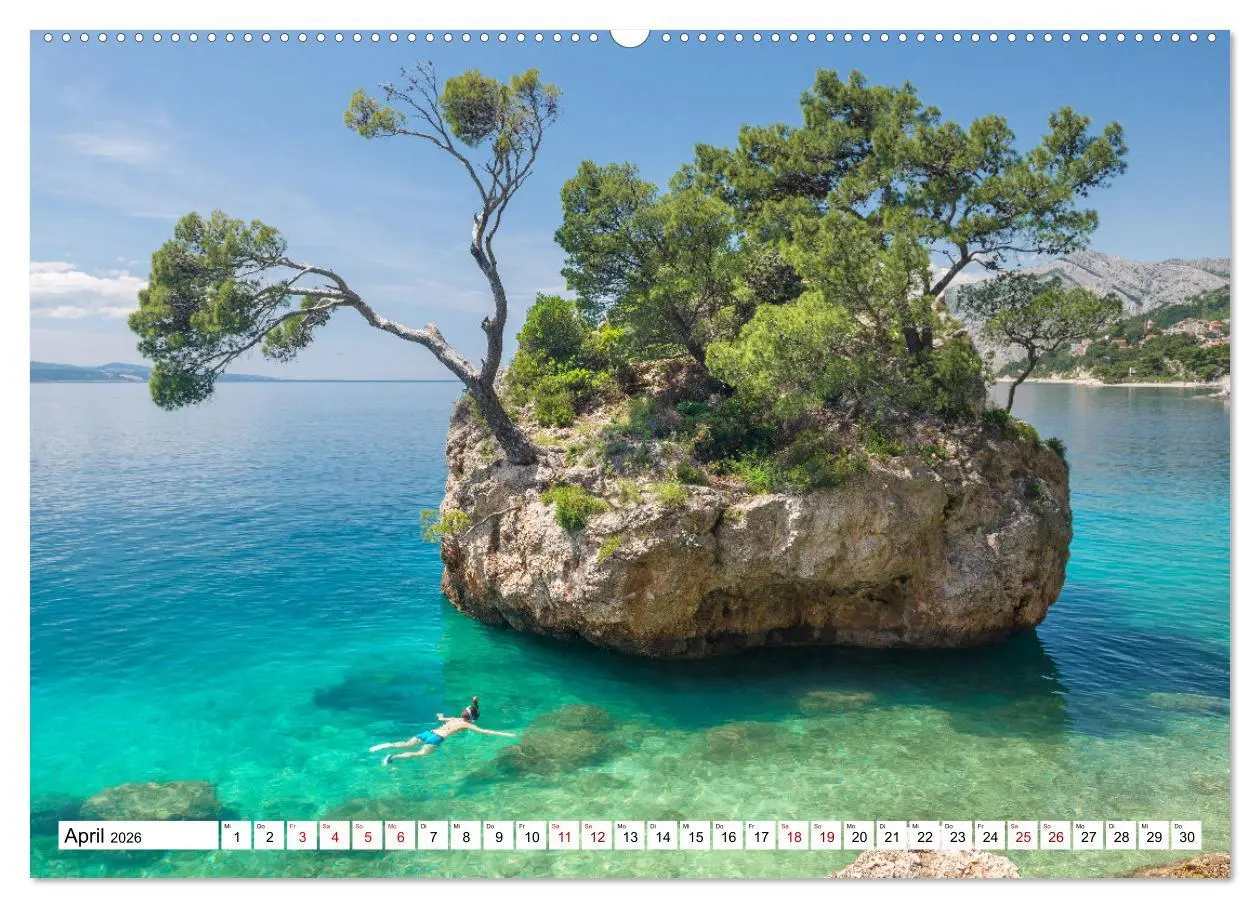 Bild: 9783457509432 | Kroatien - Perle des Balkans (Wandkalender 2026 DIN A2 quer),...