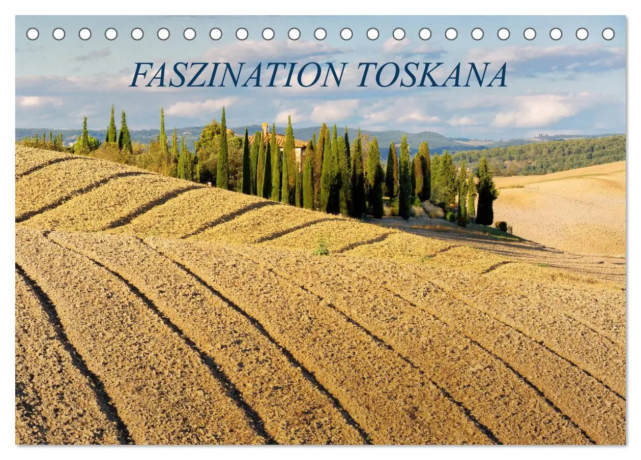 Cover: 9783457749432 | Faszination Toskana (Tischkalender 2026 DIN A5 quer), CALVENDO...