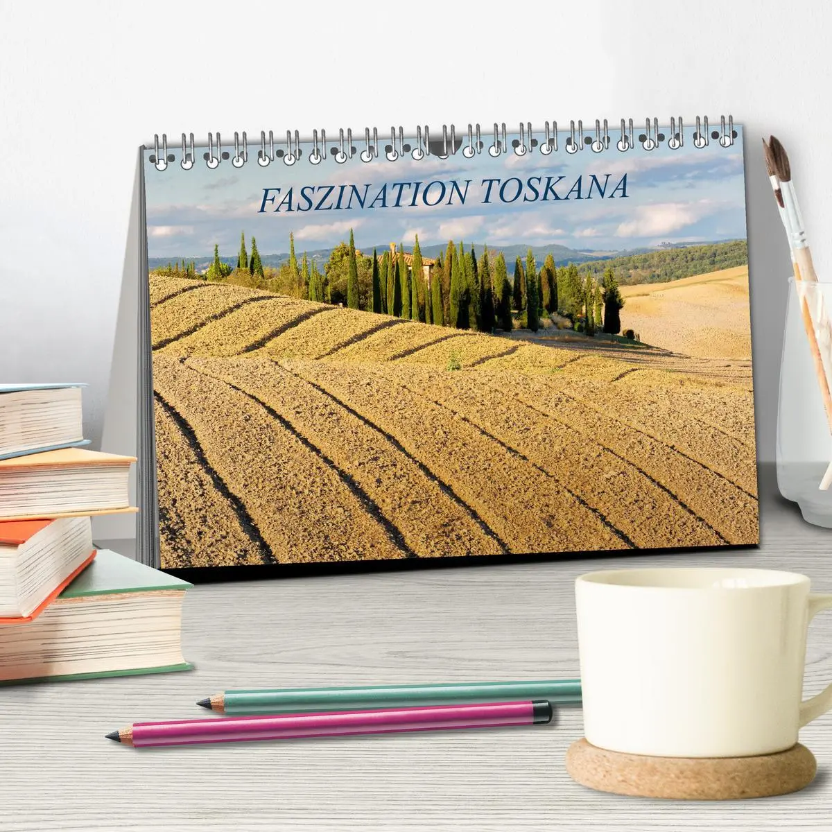 Bild: 9783457749432 | Faszination Toskana (Tischkalender 2026 DIN A5 quer), CALVENDO...