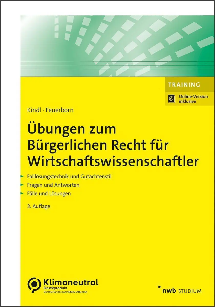 Cover: 9783482639432 | Übungen zum Bürgerlichen Recht für Wirtschaftswissenschaftler | Bundle