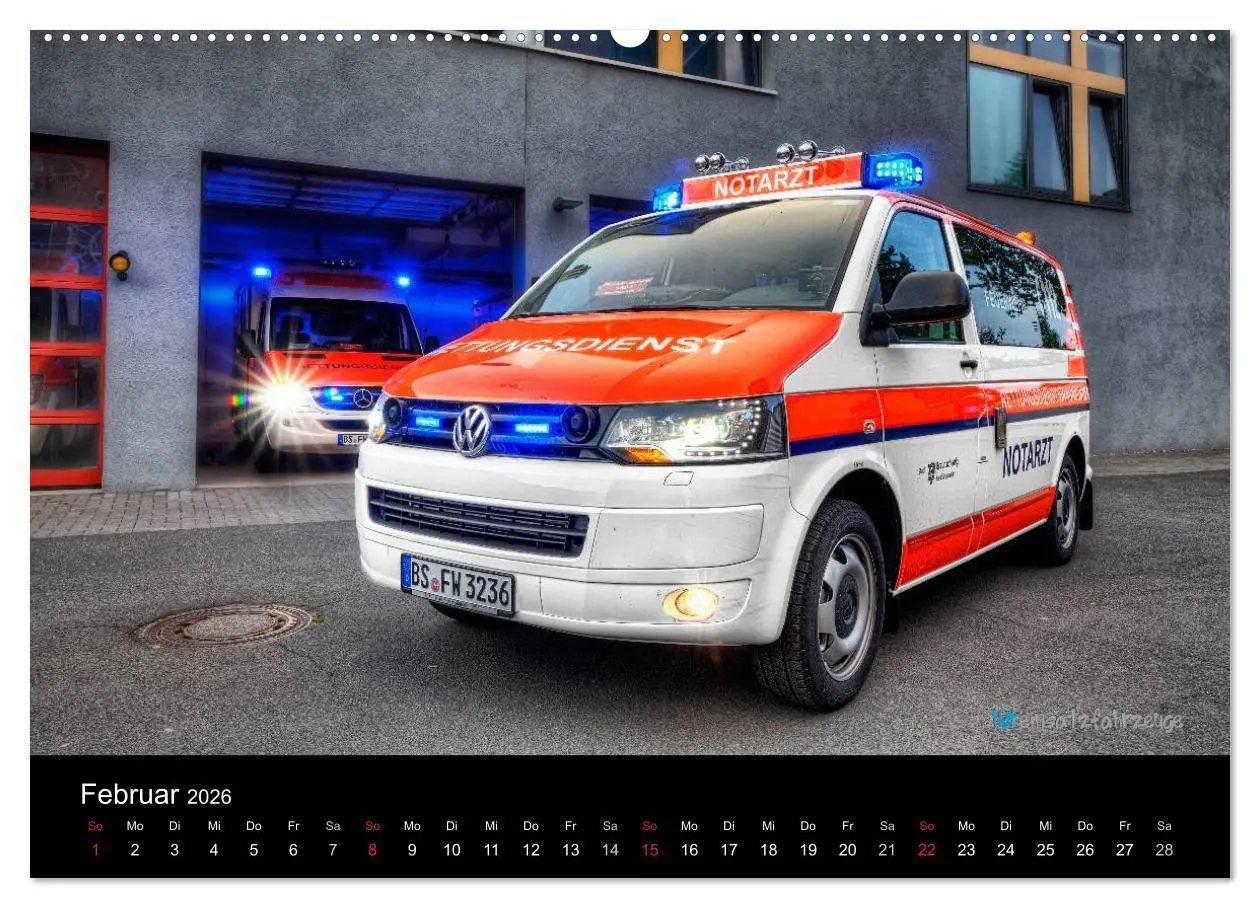 Bild: 9783516079432 | Einsatzfahrzeuge der Feuerwehr (hochwertiger Premium Wandkalender...