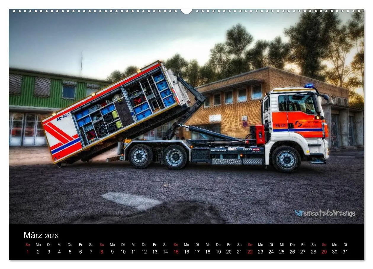 Bild: 9783516079432 | Einsatzfahrzeuge der Feuerwehr (hochwertiger Premium Wandkalender...