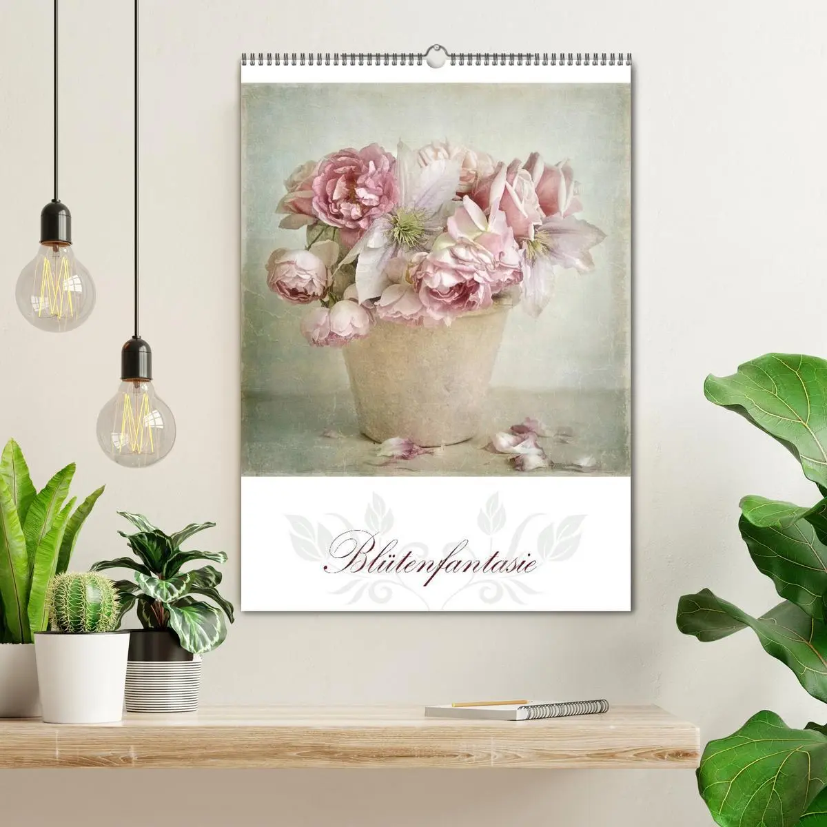 Bild: 9783516459432 | Blütenfantasie (Wandkalender 2026 DIN A2 hoch), CALVENDO...