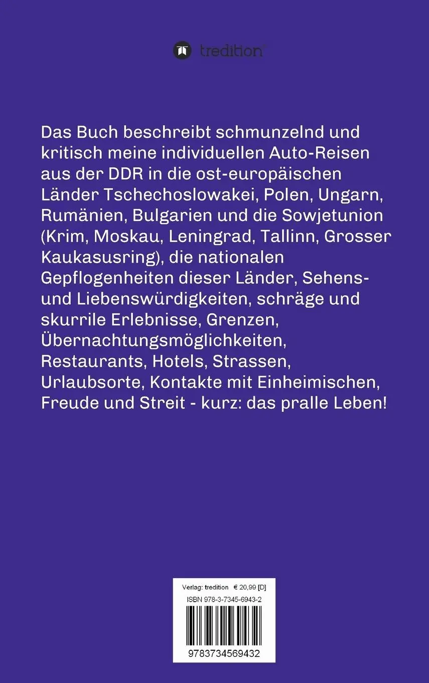 Rückseite: 9783734569432 | Im Separee mit Marilyn Monroe | Reisen durch Osteuropa 1976 bis 1985