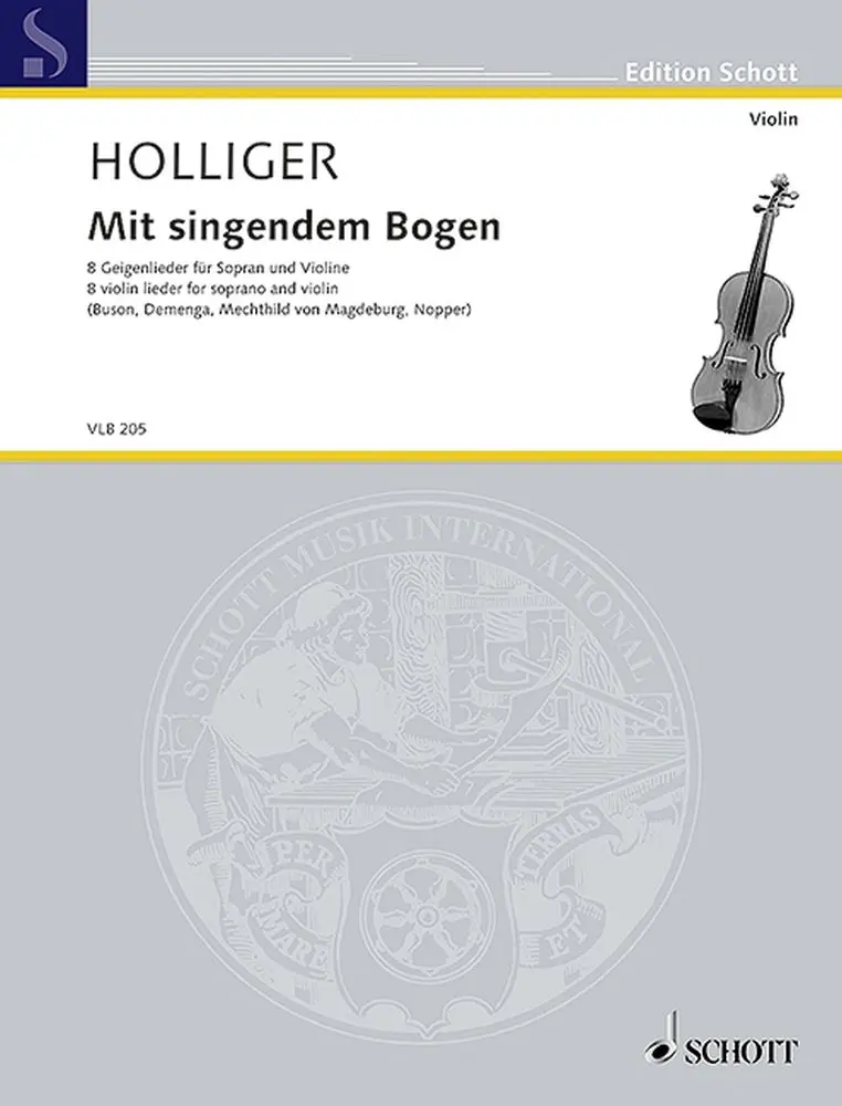 Cover: 9790001159432 | Mit Singendem Bogen | Heinz Holliger | Buch | Schott Music