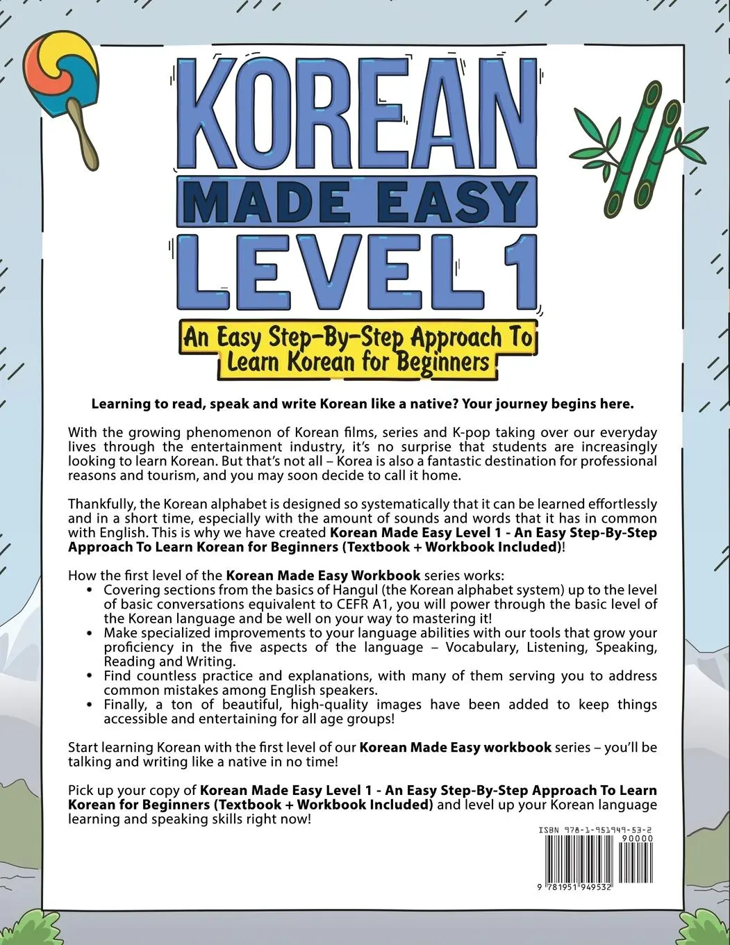 Rückseite: 9781951949532 | Korean Made Easy Level 1 | Lingo Mastery | Taschenbuch | Englisch