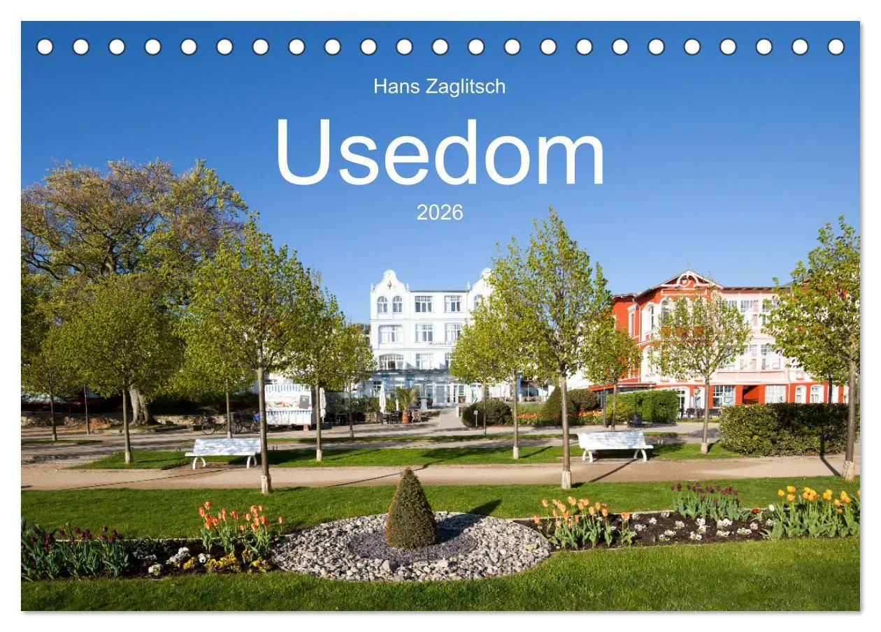 Cover: 9783457289532 | Usedom (Tischkalender 2026 DIN A5 quer), CALVENDO Monatskalender
