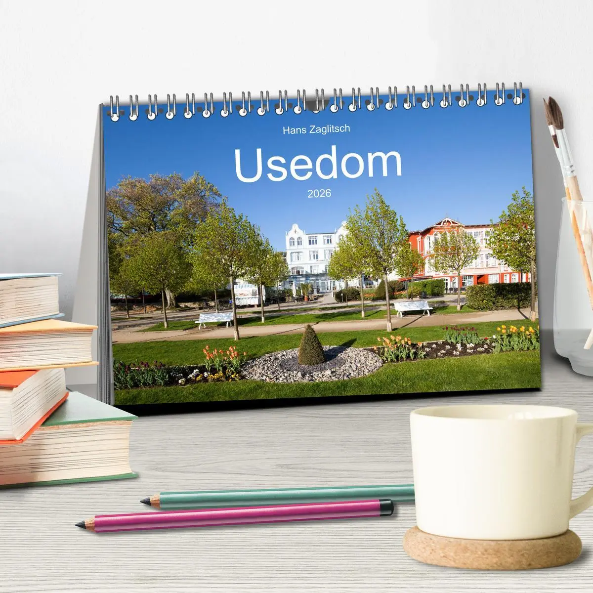 Bild: 9783457289532 | Usedom (Tischkalender 2026 DIN A5 quer), CALVENDO Monatskalender