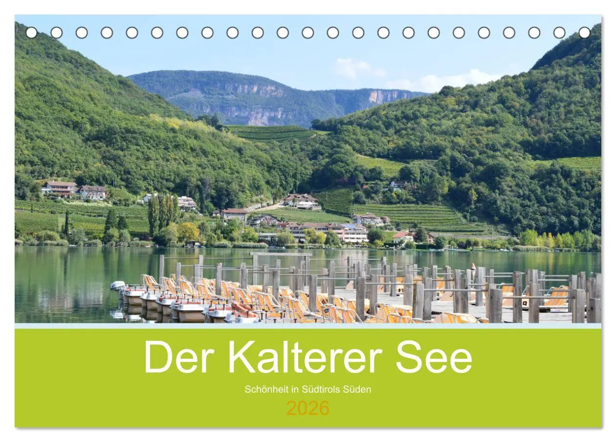 Cover: 9783457739532 | Der Kalterer See - Schönheit in Südtirols Süden (Tischkalender 2026...