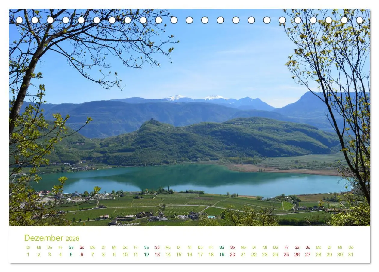 Bild: 9783457739532 | Der Kalterer See - Schönheit in Südtirols Süden (Tischkalender 2026...