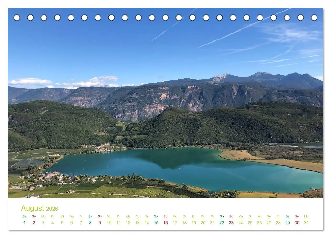 Bild: 9783457739532 | Der Kalterer See - Schönheit in Südtirols Süden (Tischkalender 2026...