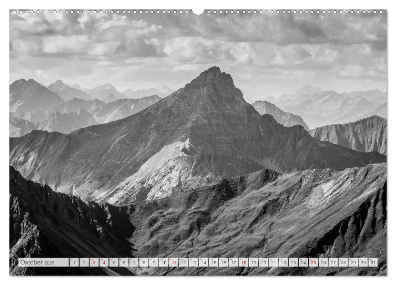 Bild: 9783516069532 | Bergpixels Schwarz-Weiße Gebirgsträume (hochwertiger Premium...