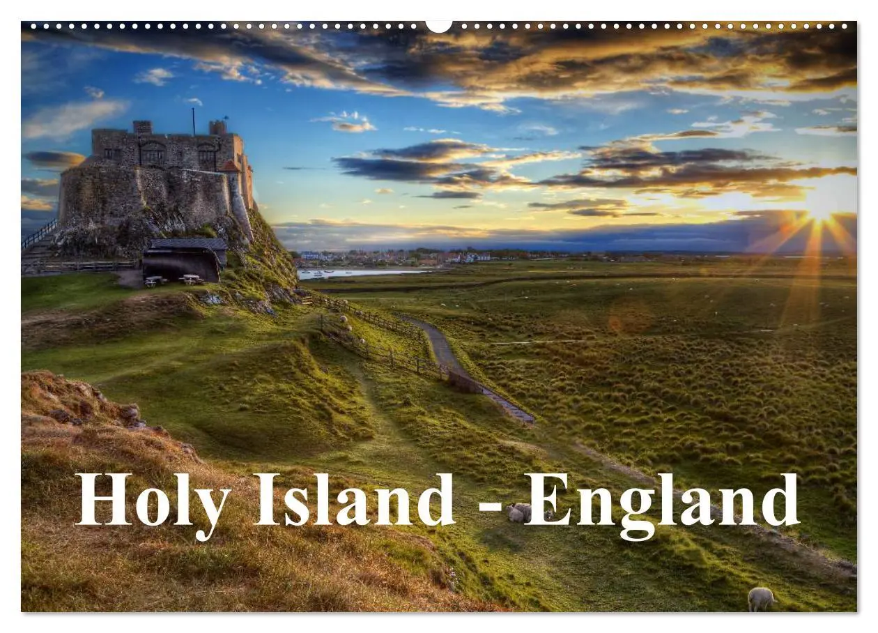 Cover: 9783516139532 | Holy Island - England (Wandkalender 2026 DIN A2 quer), CALVENDO...