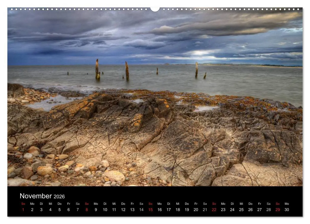 Bild: 9783516139532 | Holy Island - England (Wandkalender 2026 DIN A2 quer), CALVENDO...