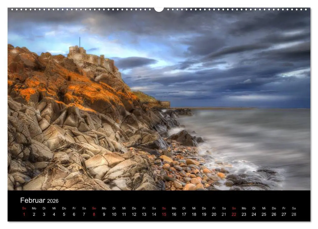Bild: 9783516139532 | Holy Island - England (Wandkalender 2026 DIN A2 quer), CALVENDO...
