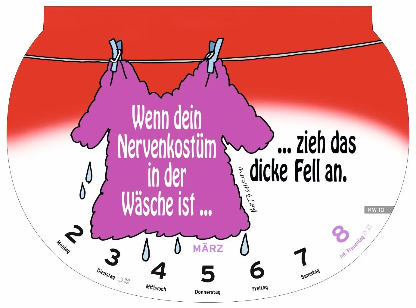 Bild: 9783756409532 | Dumme Sprüche Kalender 2026 - Für Gescheite! | Heye | Kalender | 57 S.