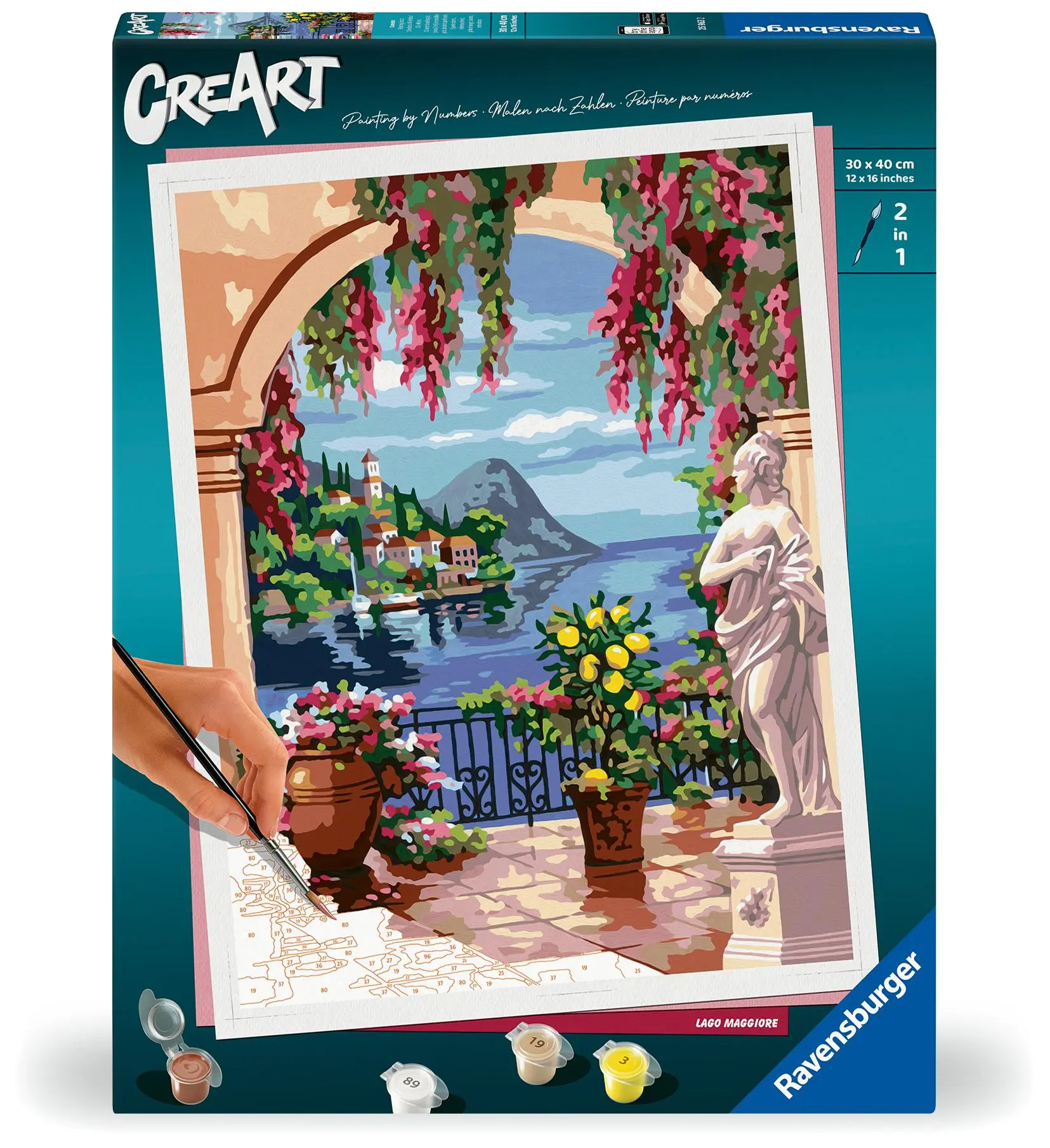 Cover: 4005556259632 | CreArt, Malen nach Zahlen Adults Premium - Lago Maggiore | Spiel