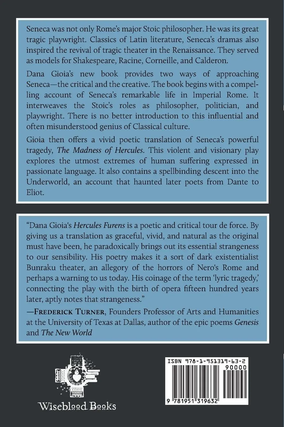 Rückseite: 9781951319632 | Seneca | The Madness of Hercules | Seneca | Taschenbuch | Englisch