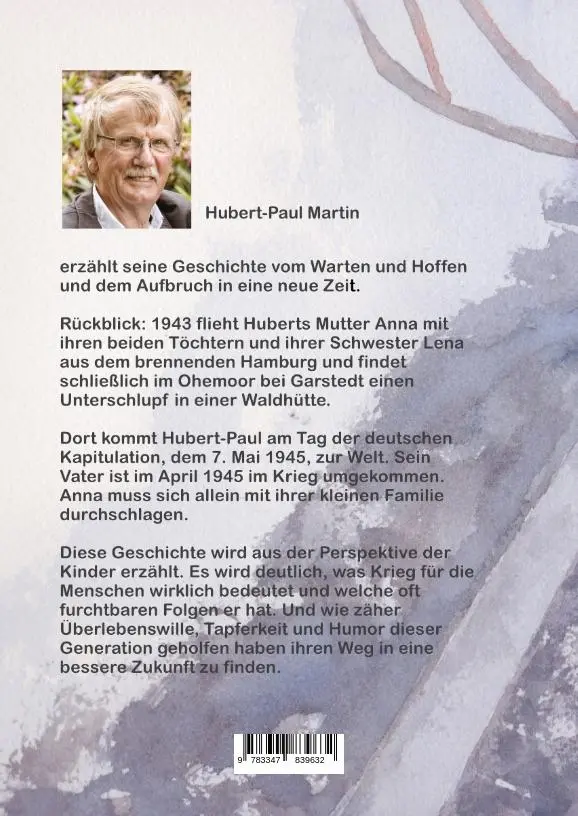 Rückseite: 9783347839632 | Warten und Hoffen | Eine Nachkriegskindheit in Hamburg | Martin | Buch