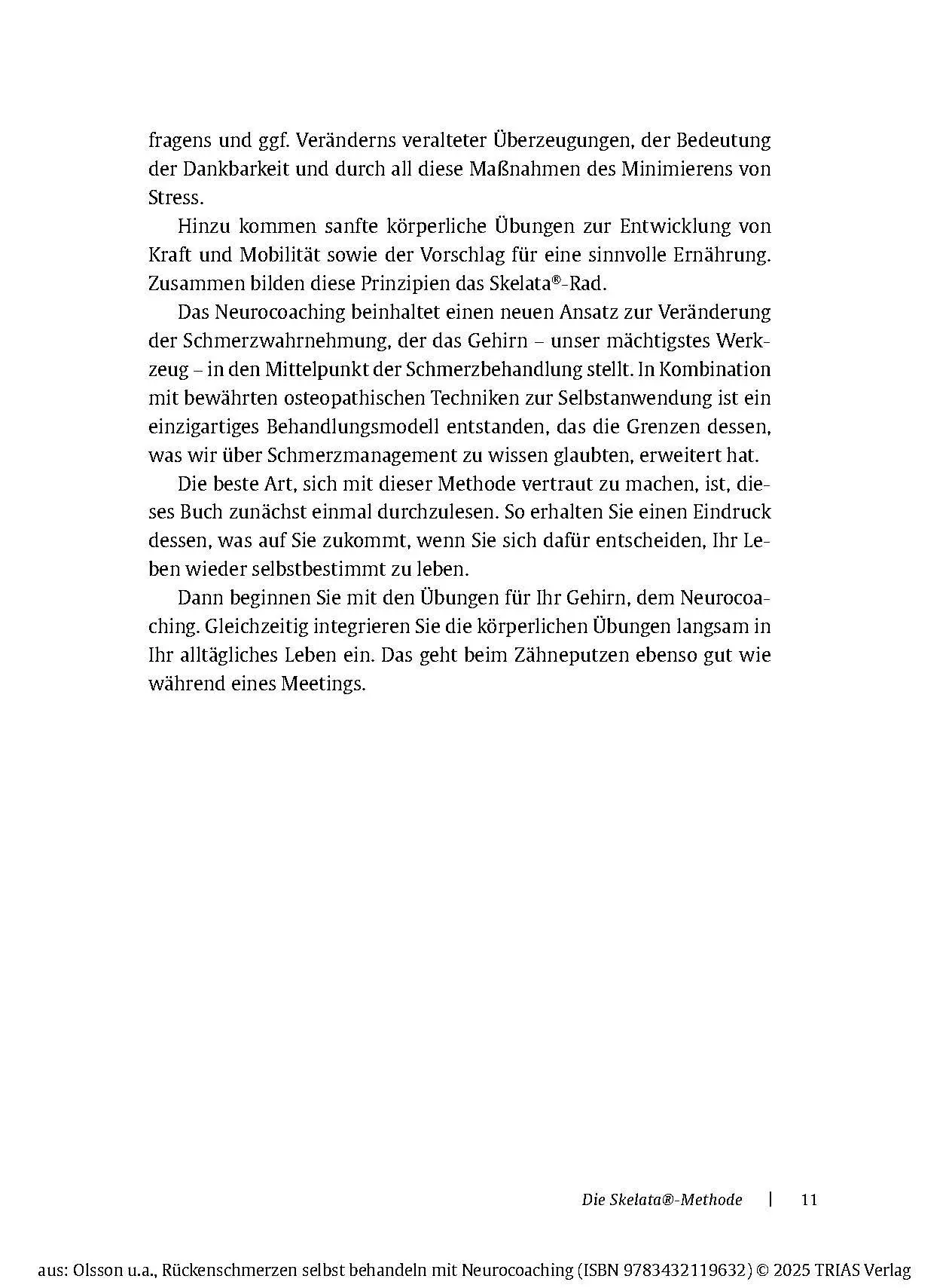 Bild: 9783432119632 | Rückenschmerzen selbst behandeln mit Neurocoaching | Olsson (u. a.)