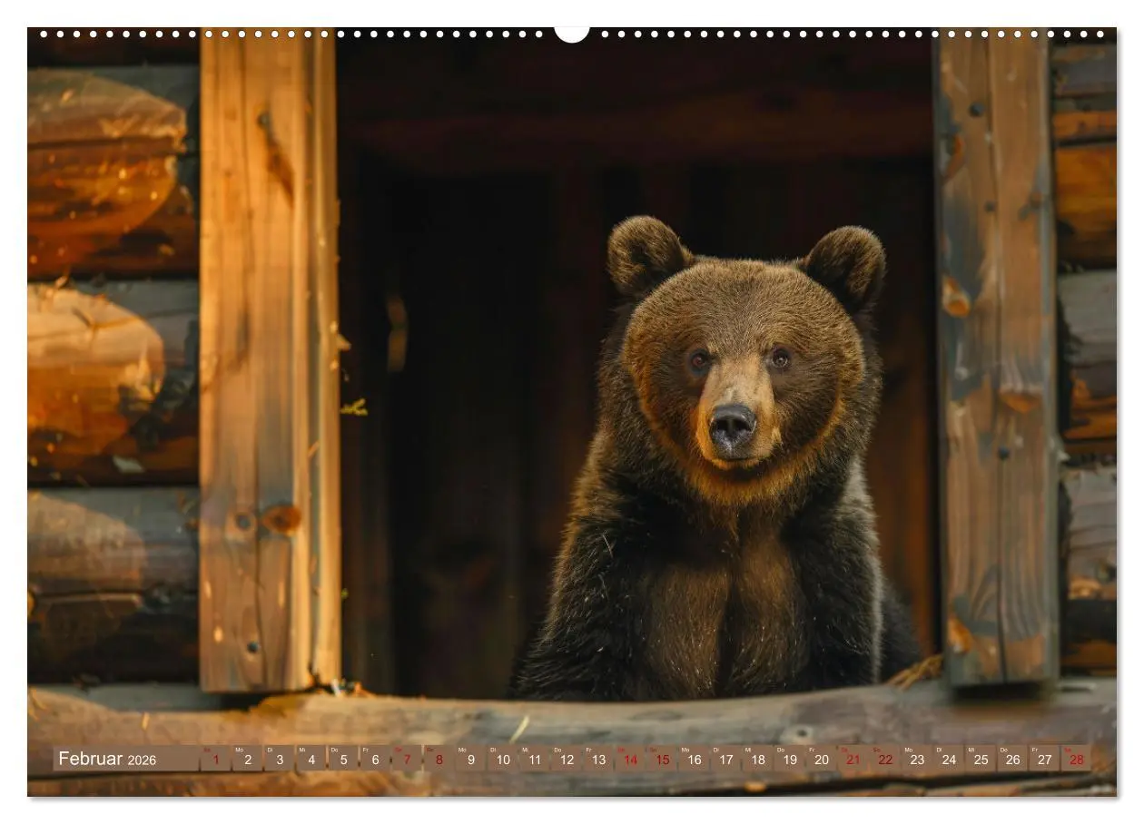 Bild: 9783457419632 | Wildes Bärenland (hochwertiger Premium Wandkalender 2026 DIN A2...