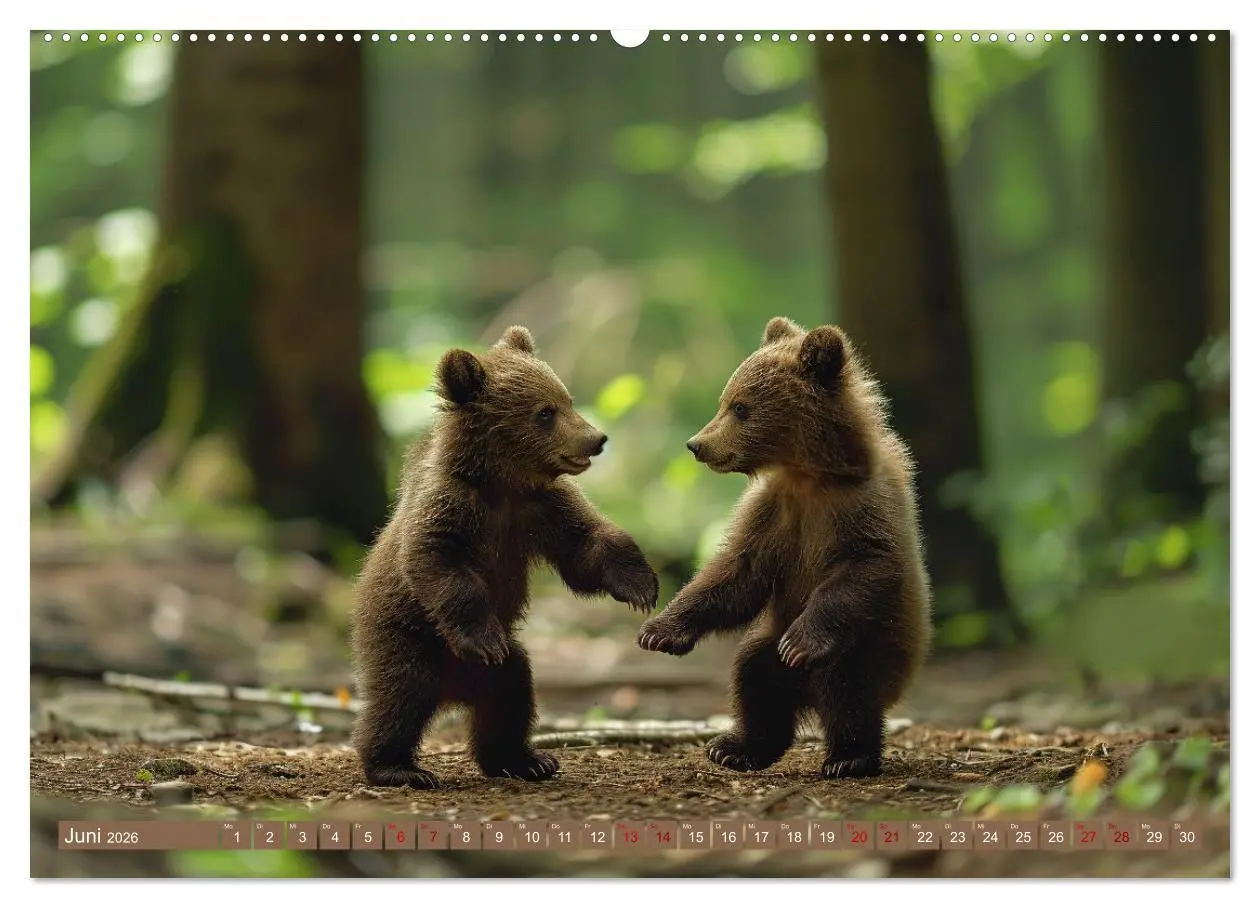 Bild: 9783457419632 | Wildes Bärenland (hochwertiger Premium Wandkalender 2026 DIN A2...