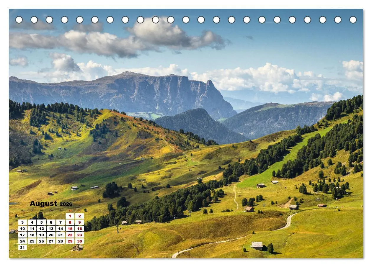 Bild: 9783457589632 | Berggipfel der Dolomiten (Tischkalender 2026 DIN A5 quer), CALVENDO...