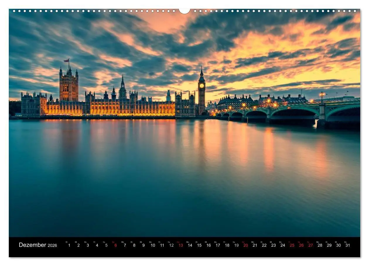 Bild: 9783516129632 | Weltmetropole London (Wandkalender 2026 DIN A2 quer), CALVENDO...