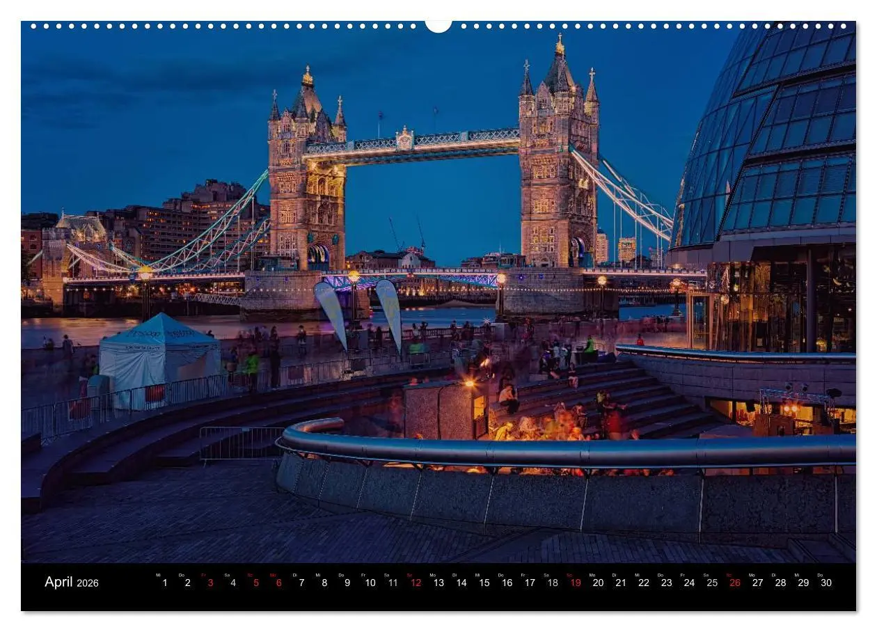 Bild: 9783516129632 | Weltmetropole London (Wandkalender 2026 DIN A2 quer), CALVENDO...