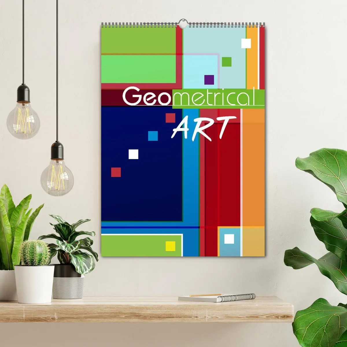 Bild: 9783516369632 | Geometrical ART (Wandkalender 2026 DIN A2 hoch), CALVENDO...
