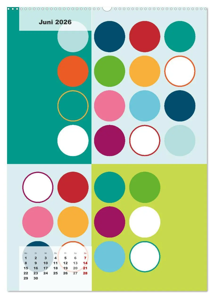 Bild: 9783516369632 | Geometrical ART (Wandkalender 2026 DIN A2 hoch), CALVENDO...