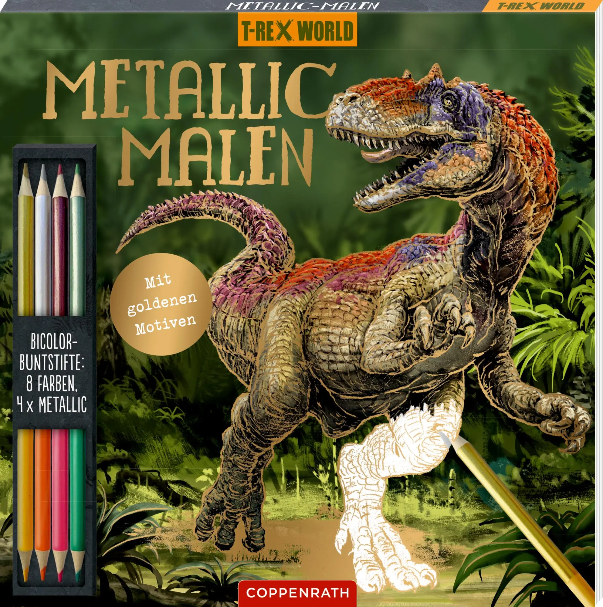 Cover: 9783649649632 | Metallic-Malen (Allosaurus) | Raimund Frey | Buch | 48 S. | Deutsch