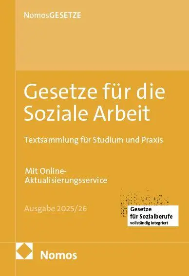 Cover: 9783756019632 | Gesetze für die Soziale Arbeit | Textsammlung für Studium und Praxis