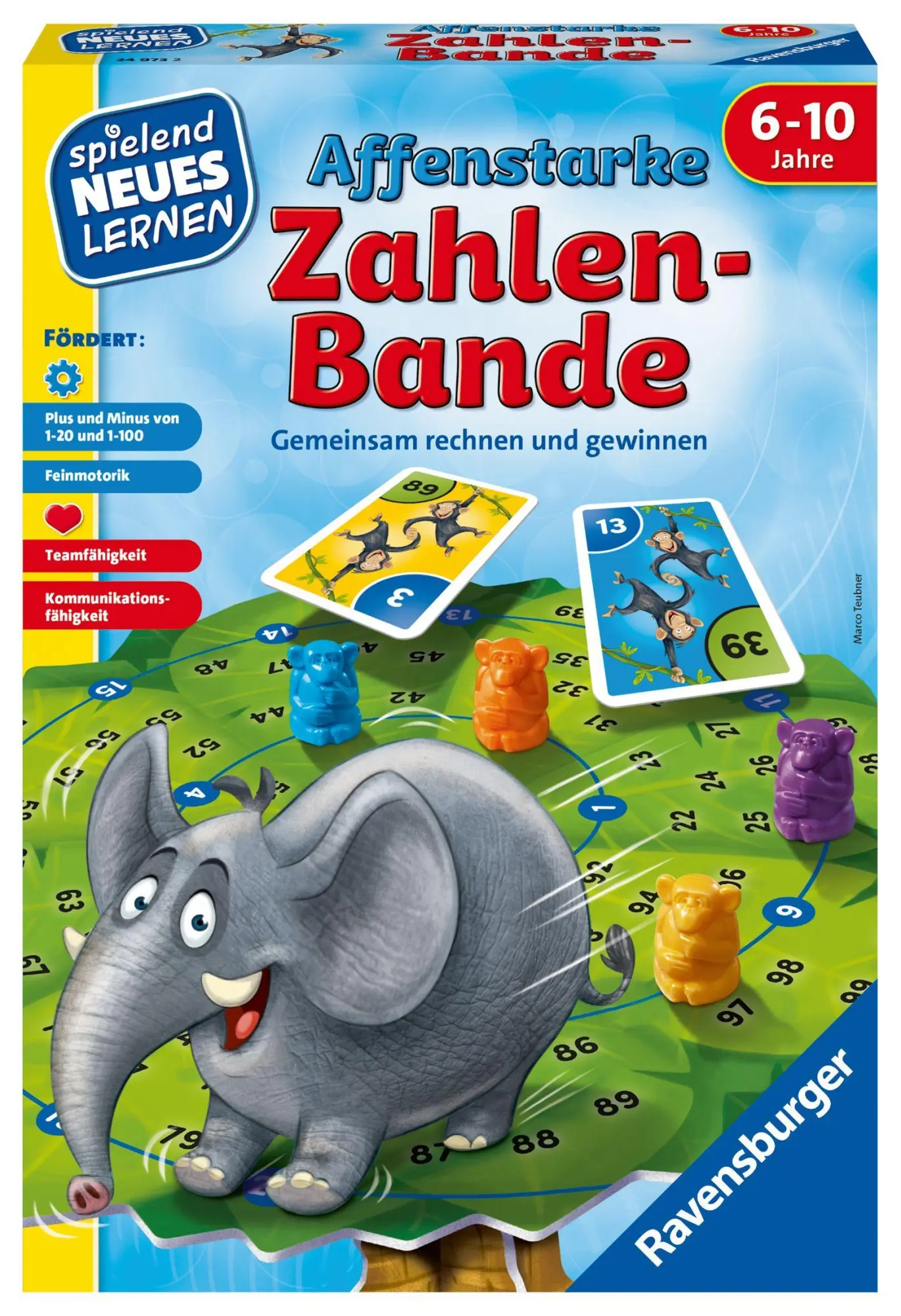 Cover: 4005556249732 | Affenstarke Zahlen-Bande | Marco Teubner | Spiel | 24973 | Deutsch
