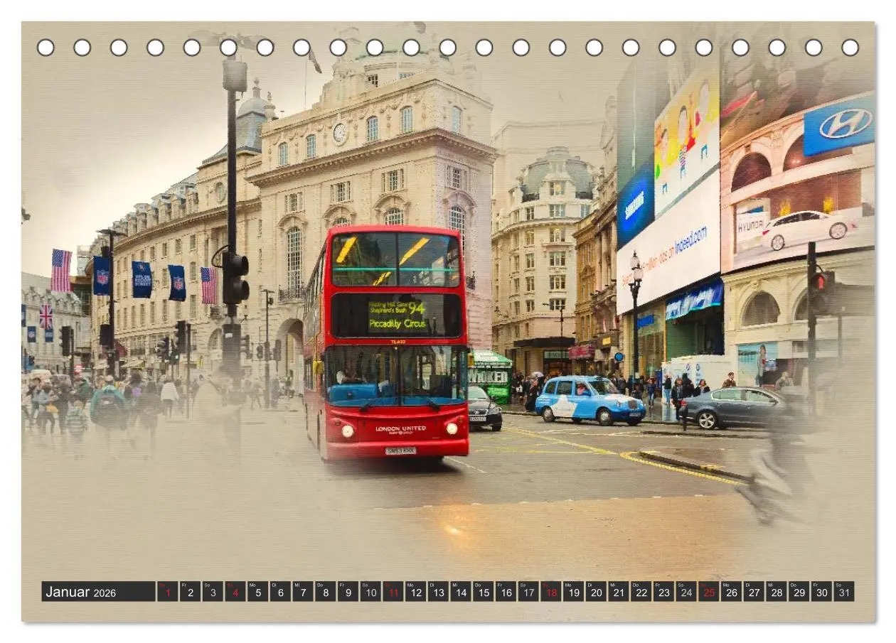 Bild: 9783457959732 | Traumhaftes London (Tischkalender 2026 DIN A5 quer), CALVENDO...