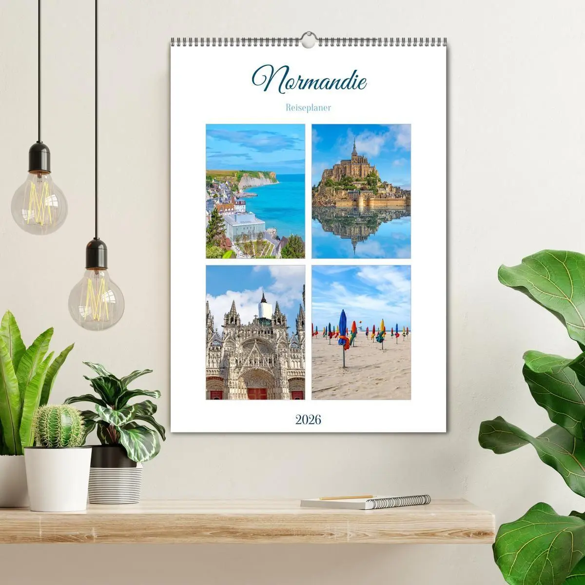 Bild: 9783516669732 | Normandie - Reiseplaner (Wandkalender 2026 DIN A2 hoch), CALVENDO...