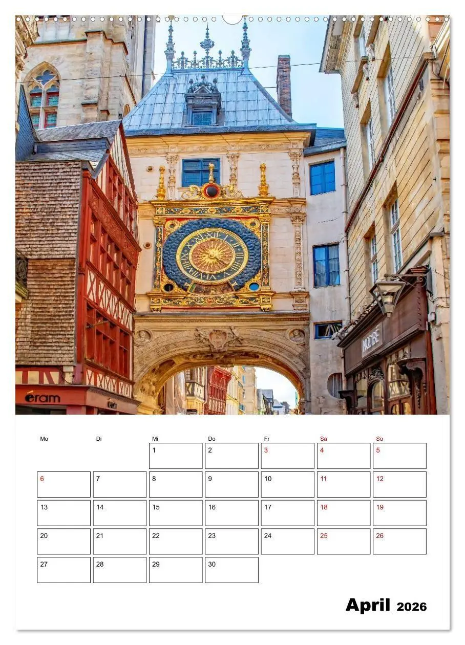 Bild: 9783516669732 | Normandie - Reiseplaner (Wandkalender 2026 DIN A2 hoch), CALVENDO...