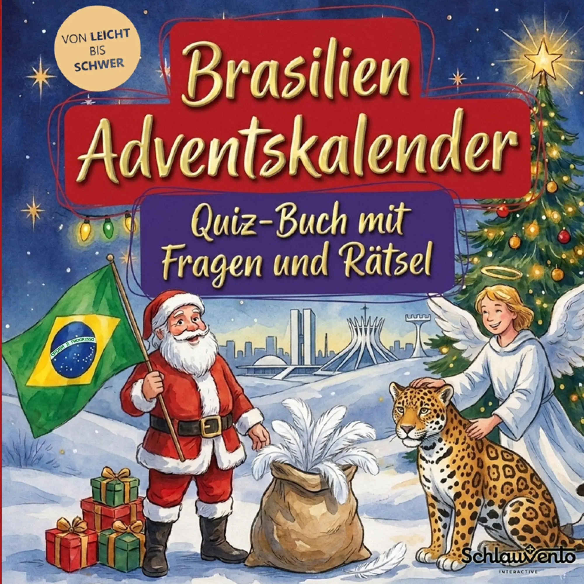 Cover: 9783693199732 | Brasilien-Adventskalender: Quiz-Buch mit Fragen und Rätsel | Buch