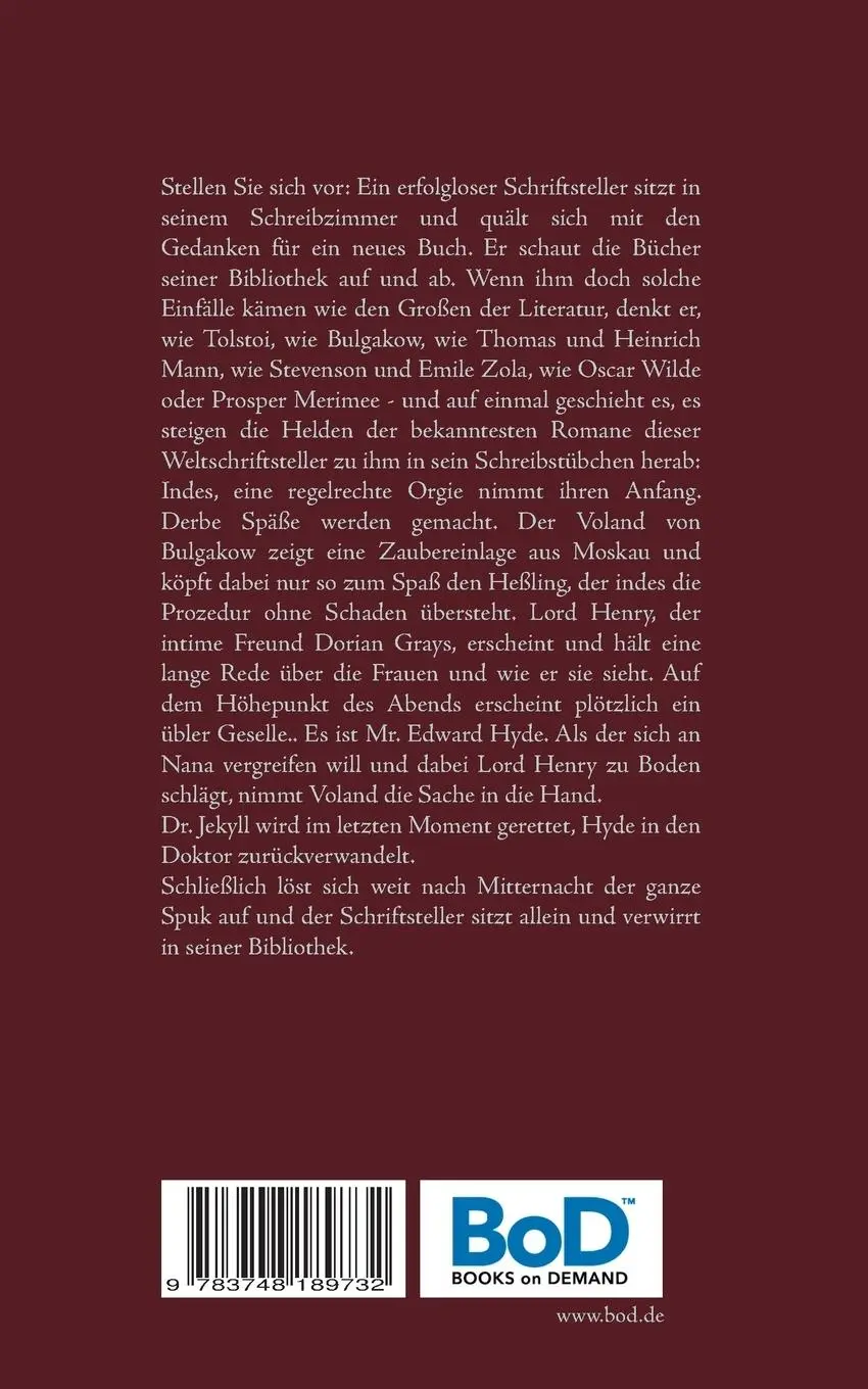 Rückseite: 9783748189732 | Der zwölfte Gast | Phantastische Erzählung | Klaus Funke | Taschenbuch