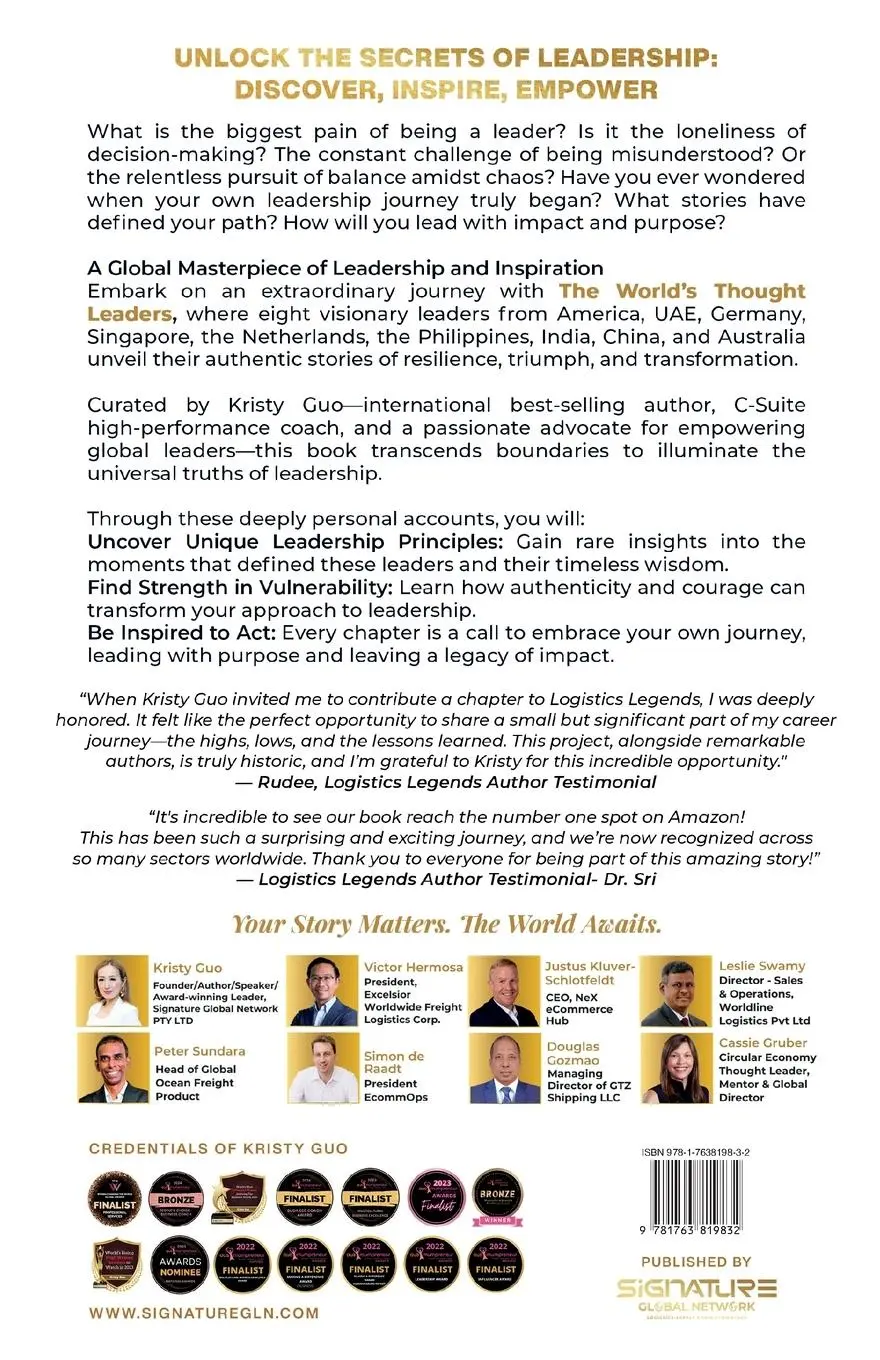 Rückseite: 9781763819832 | The World's Thought Leaders | Cuilan Guo | Taschenbuch | Englisch