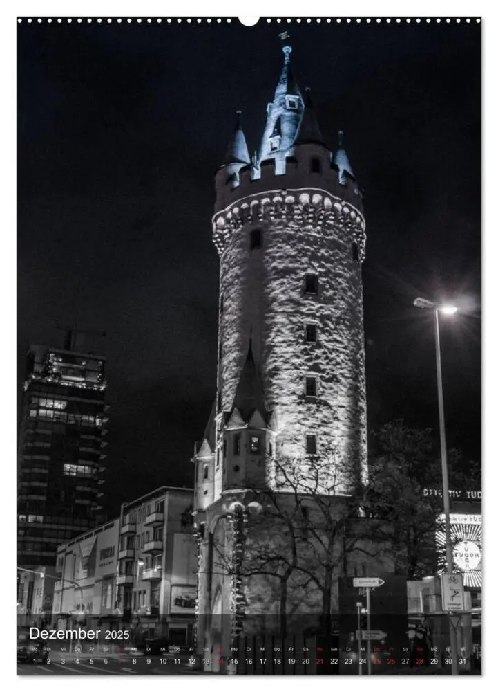 Bild: 9783457019832 | Frankfurt monochrom (hochwertiger Premium Wandkalender 2025 DIN A2...